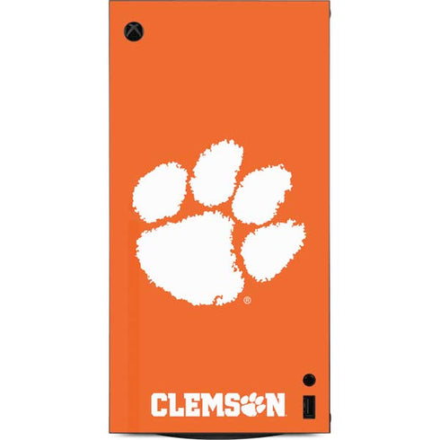 Clemson University Tiger Print XBox Series X Digital Edition Console Skin